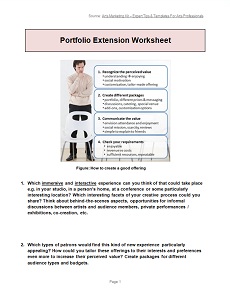 click to download our portfolio extension worksheet